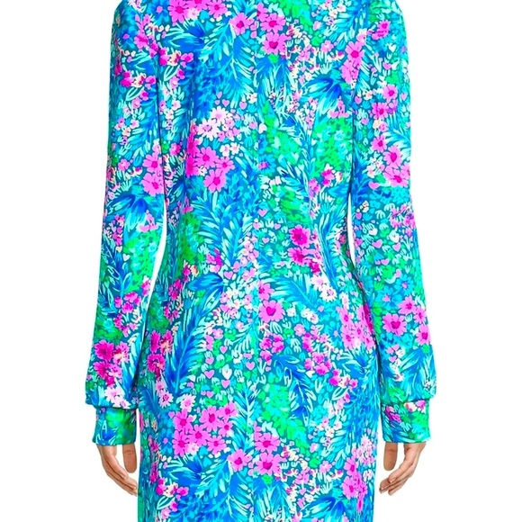 NWT LILLY PULITZER L JANSEN DRESS MULTI TINY GARDEN BEAUTIFUL! - Picture 8 of 9